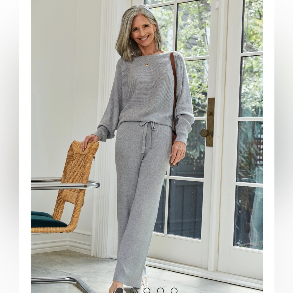 ABLE Isabel Rib sweater and sweater pant set